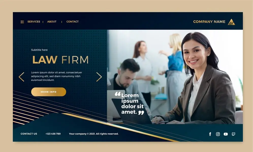 law firm website design cost